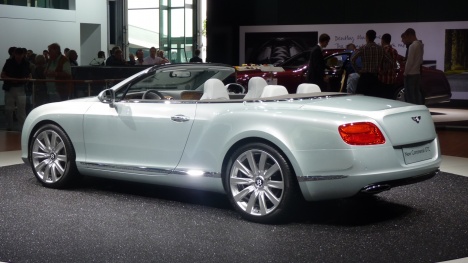 IAA 2011. Bentley Continental GTC 2012