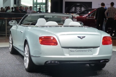 IAA 2011. Bentley Continental GTC 2012