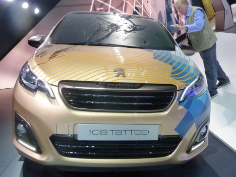 GIMS 2014. Peugeot 108 Tattoo