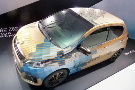 GIMS 2014. Peugeot 108 Tattoo