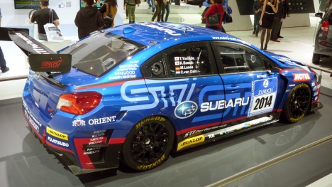 GIMS 2014. Subaru WRX STI NBR Challenge